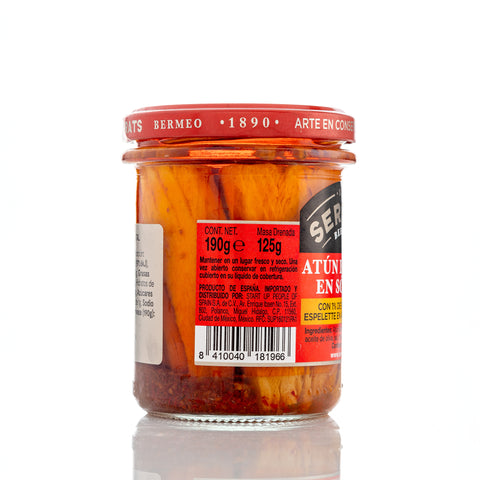 Atún Bonito Del Norte Con Pimiento En Aceite De Oliva 190G