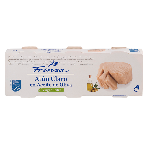 Atún Claro En Aceite De Oliva Virgen 3 Pack
